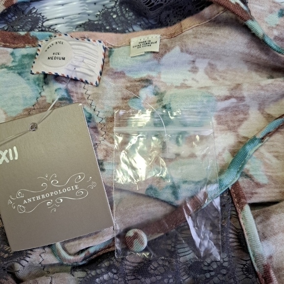 Anthropologie Postman Sea Drift Lace Tank Top - Picture 10 of 14